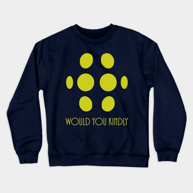 Would You Kindly Tank Crewneck Sweatshirt by arafatbinjamal